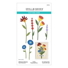 Spellbinders Etched Dies - Whimsical Village Blooms