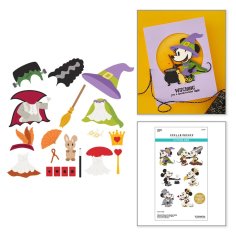 Spellbinders Etched Dies - Classic Mouse Costume Party (34 dies)
