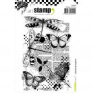 Carabelle Studio A6 Cling Stamp - Dragonflies & Butterflies