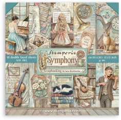 Stamperia 12”x12” Paper Pack - Symphony (10 sheets)