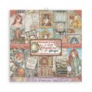 Stamperia 12”x12” Double-Sided Paper Pad - Lady Vagabond Lifestyle (10 sheets)