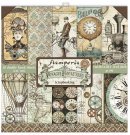Stamperia 8"x8" Double-Sided Paper Pad - Voyages Fantastiques (10 sheets)