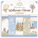 Stamperia 8”x8” Paper Pack - Create Happiness Welcome Home (10 sheets)