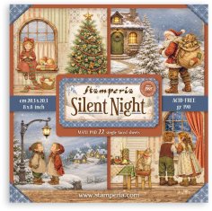 Stamperia 8"x8" Single-sided Paper Pack - Silent Night (22 sheets)