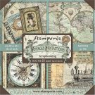Stamperia 12”x12” Double-Sided Paper Pad - Voyages Fantastiques #2 (22 pack)