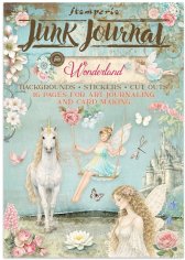 Stamperia Junk Journal - Wonderland Stickers, Backgrounds, Cut-Outs