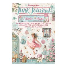 Stamperia Junk Journal - Winter Magic Backgrounds, Stickers, Cut-Outs