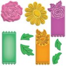 Spellbinders Shapeabilities - Floral Tags (9 dies)