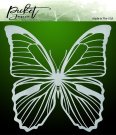 Picket Fence Studios 6”x6” Stencil - Soar Butterfly