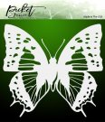Picket Fence Studios 6”x6” Stencil - Dart Butterfly