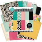 Heidi Swapp 12"x12" Sugar Chic double-sided Collection (24 sheets)