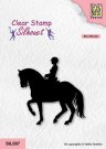 Nellies Choice Clear Stamps - Silhouette Sport Equestrian