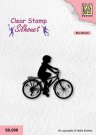 Nellies Choice Clear Stamps - Silhouette Sport Cycling #2