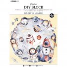 Studio Light A4 DIY BLOCK Essentials nr.17 - Explore the Universe (32 sheets)