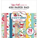 Echo Park 6"x6" Double-Sided Paper Pad - A Slice Of Summer (24 sheets)