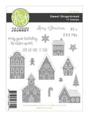 Fun Stampers Journey Rubber Stamps - Sweet Gingerbread