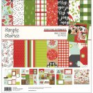 Simple Stories 12”x12” Collection Kit - Make it Merry (13 sheets)
