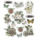 Simple Stories Layered Stickers - Vintage Weathered Garden (15 pack)