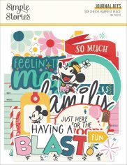 Simple Stories Journal Bits & Pieces Die Cuts - Say Cheese Happiest Place