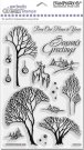 Stampendous Clear Stamp Set - Winter Trees