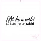 ROX Stamps Stämplar - Make a wish - så kommer en swish!
