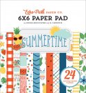 Echo Park 6"x6" Double-Sided Paper Pad - Summertime (24 sheets)
