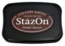 Tsukineko StazOn Ink Pad - Timber Brown