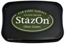Tsukineko StazOn Ink Pad - Olive Green