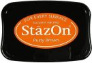 Tsukineko StazOn Ink Pad - Rusty Brown