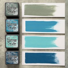Tim Holtz Distress Mini Oxide Ink Pads - Kit #16 (4 pack)