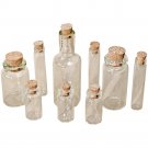 Tim Holtz Idea-Ology Corked Glass Vials - Clear (9 pack)