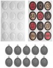 Tim Holtz Idea-ology Collection - Cash Keys Oval Charms