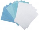 Tim Holtz Idea-Ology 4"x6" Adhesive Deco Sheets - Winter (12 sheets)