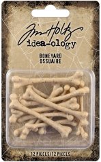 Tim Holtz Idea-ology Halloween - Boneyard (12 pack)