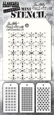 Tim Holtz Stampers Anonymous Layering Mini Stencil Set #63