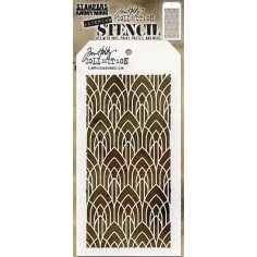 Tim Holtz Layered Stencil - Deco Arch Layered