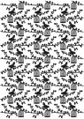 Nellies Choice Embossing Folder - Vintasia Bird Pattern