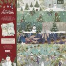Crafters Companion 12”x12” Paper Pad - Vintage Snowman (36 sheets)