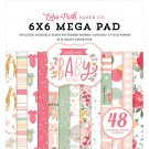 Echo Park 6”x6” Cardmakers Mega Pad - Welcome Baby Girl (48 sheets)
