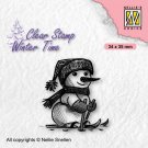 Nellies Choice Clear Stamps - Winter Time Snowman #6
