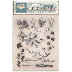 Stamperia Clear Stamps - White Christmas