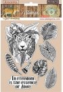 Stamperia 14x18cm Natural Rubber Cling Stamps - Amazonia Jaguar