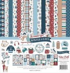 Echo Park 12”x12” Collection Kit - Wonderful Winter Days (13 sheets)