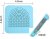 Jig Board Wire Shape Tool (includes 20 pegs)