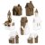 Sizzix Thinlits Dies - Village Collection by Tim Holtz (87 dies)