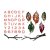 Sizzix Thinlits Die Set - Vault Leaves + Sticks by Tim Holtz (43 dies)