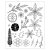 Sizzix Clear Stamp Set & Framelits Dies - Winter Florals by Vicki Boutin