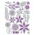 Sizzix Clear Stamp Set & Framelits Dies - Winter Florals by Vicki Boutin