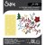 Sizzix Texture Fades Embossing Folder & Thinlits Set - Merry & Bright by Tim Holtz (17 pieces)