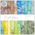 Craft Consortium Essential Craft Papers 6”x6” Paper Pad - Ink Drops Earth (40 sheets)